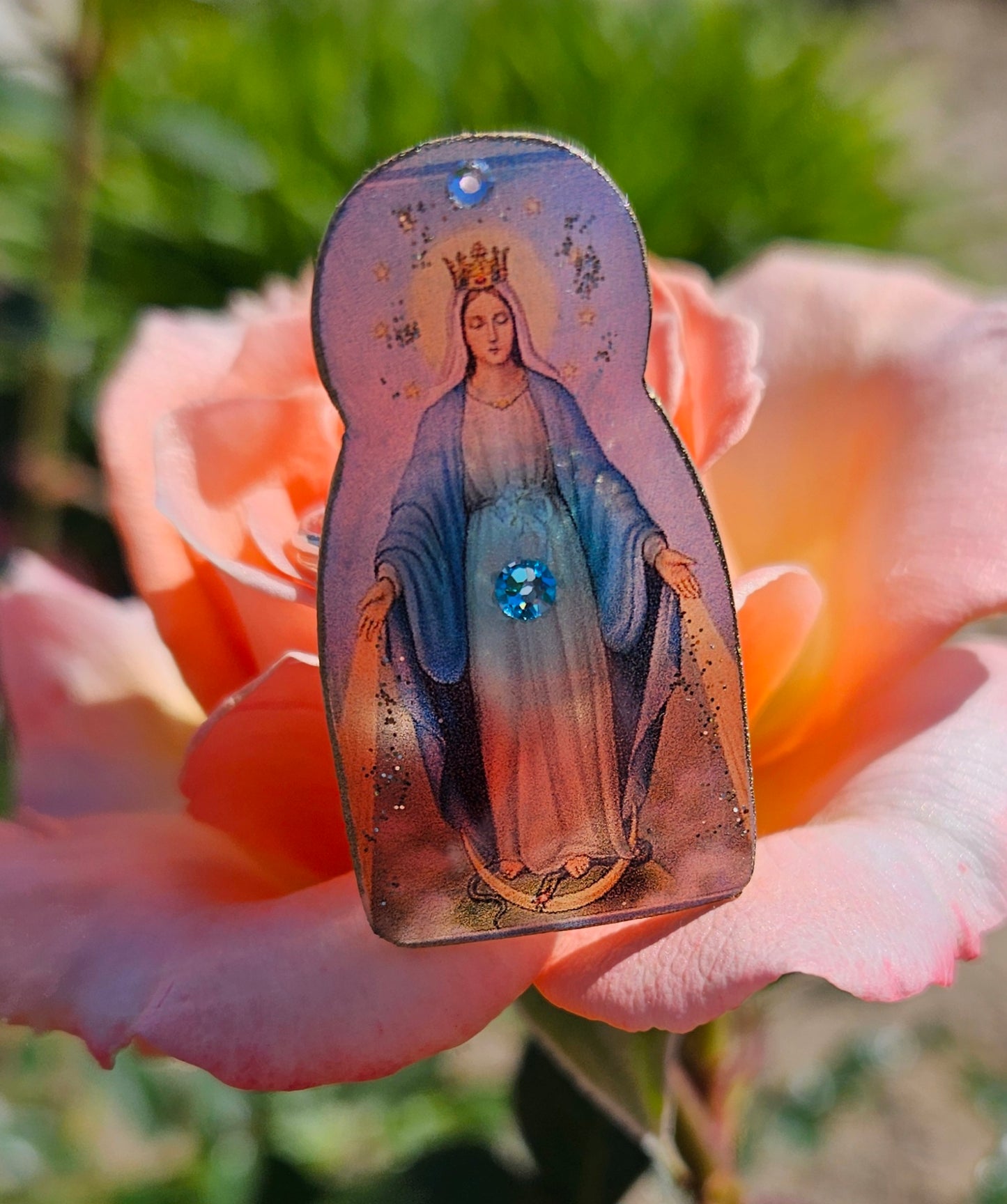 Blessed Mother Mary portal ring