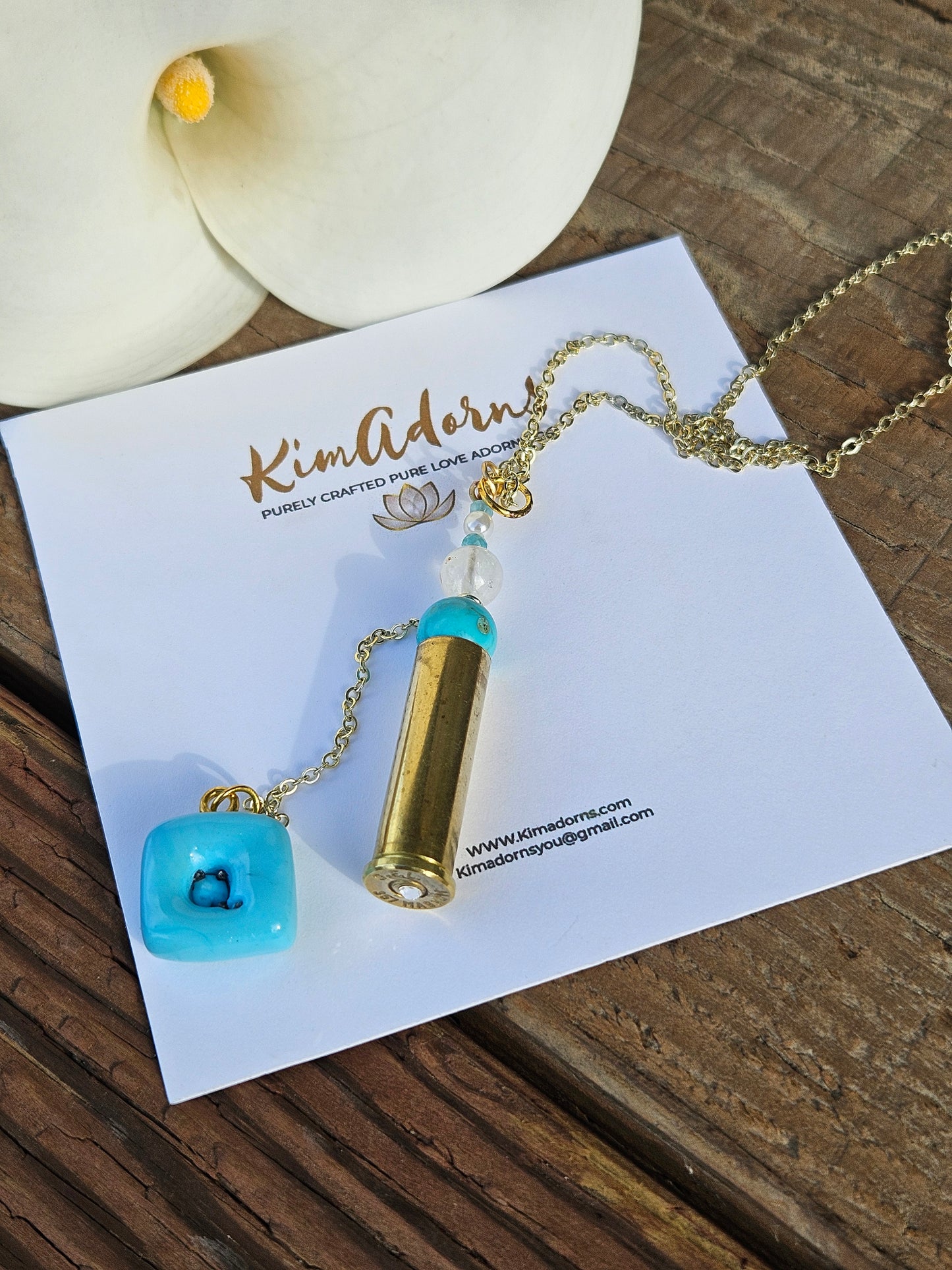 Tiffany blue enforcer pendant