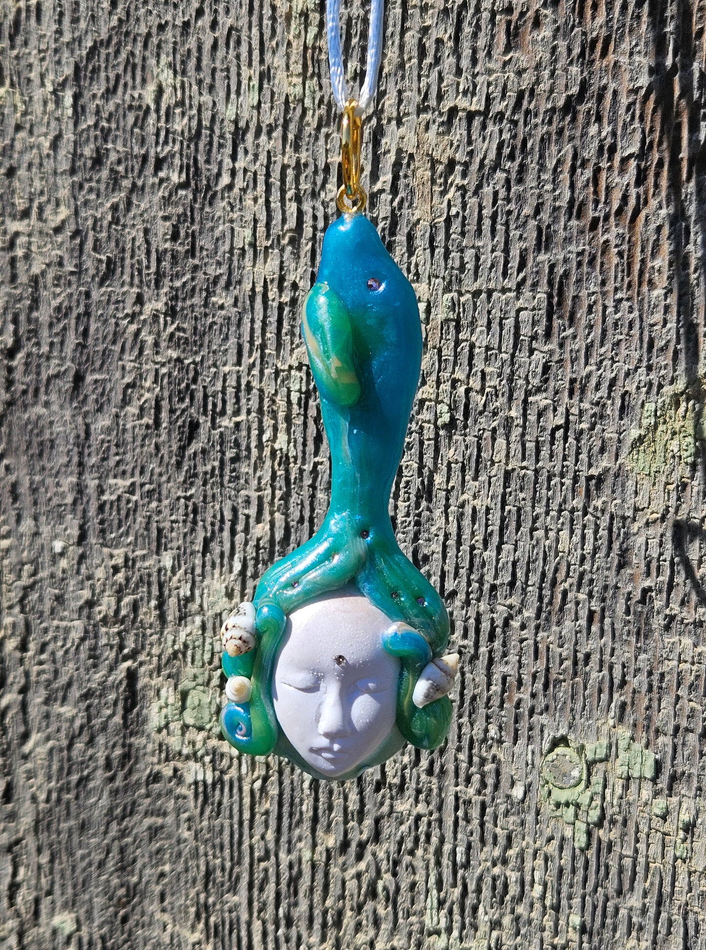 Ocean Mother Dolphin Guardian Pendant