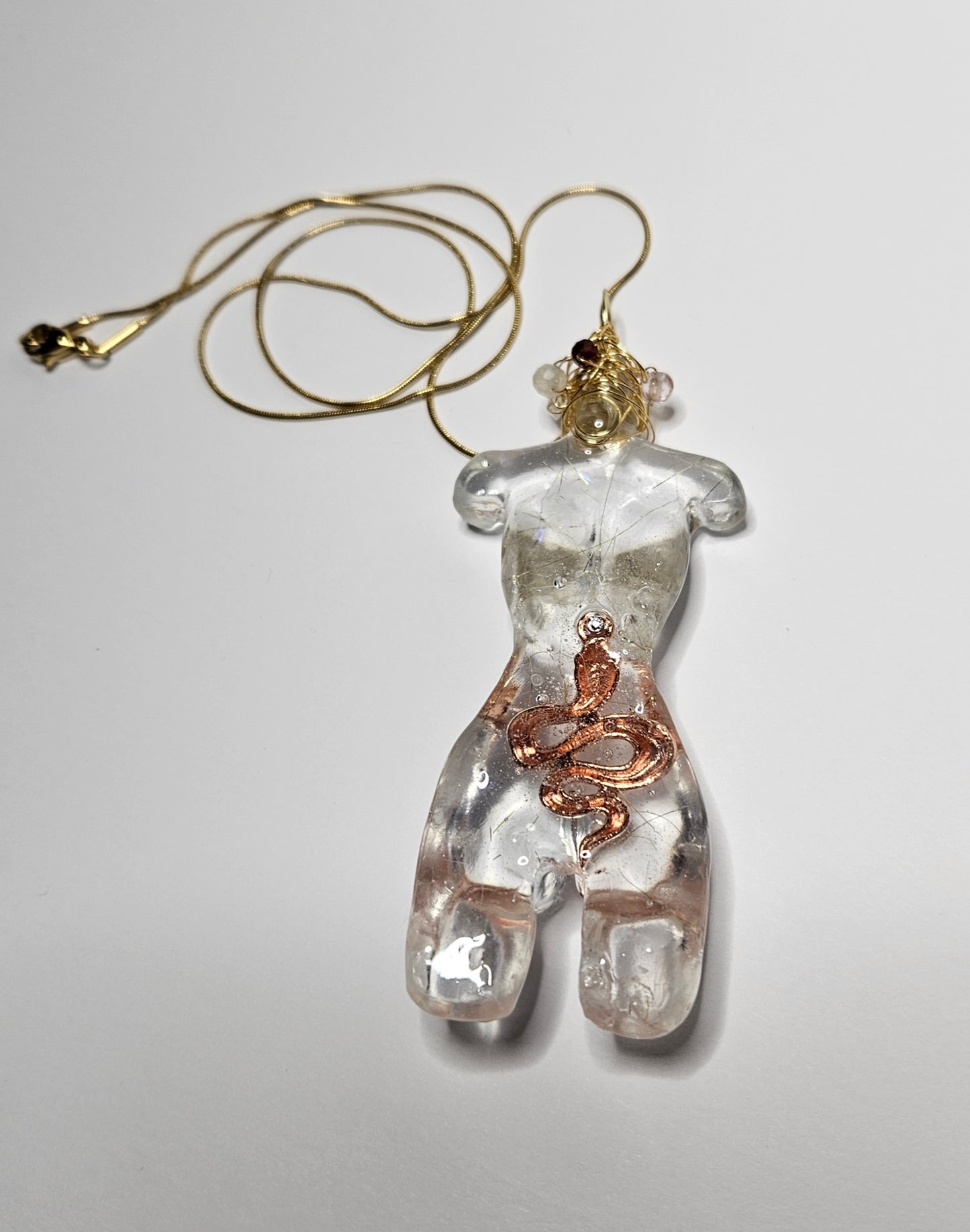 Divine feminine form pendant
