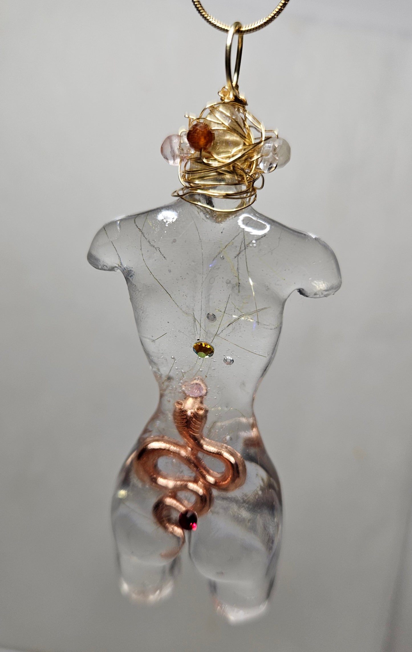 Divine feminine form pendant