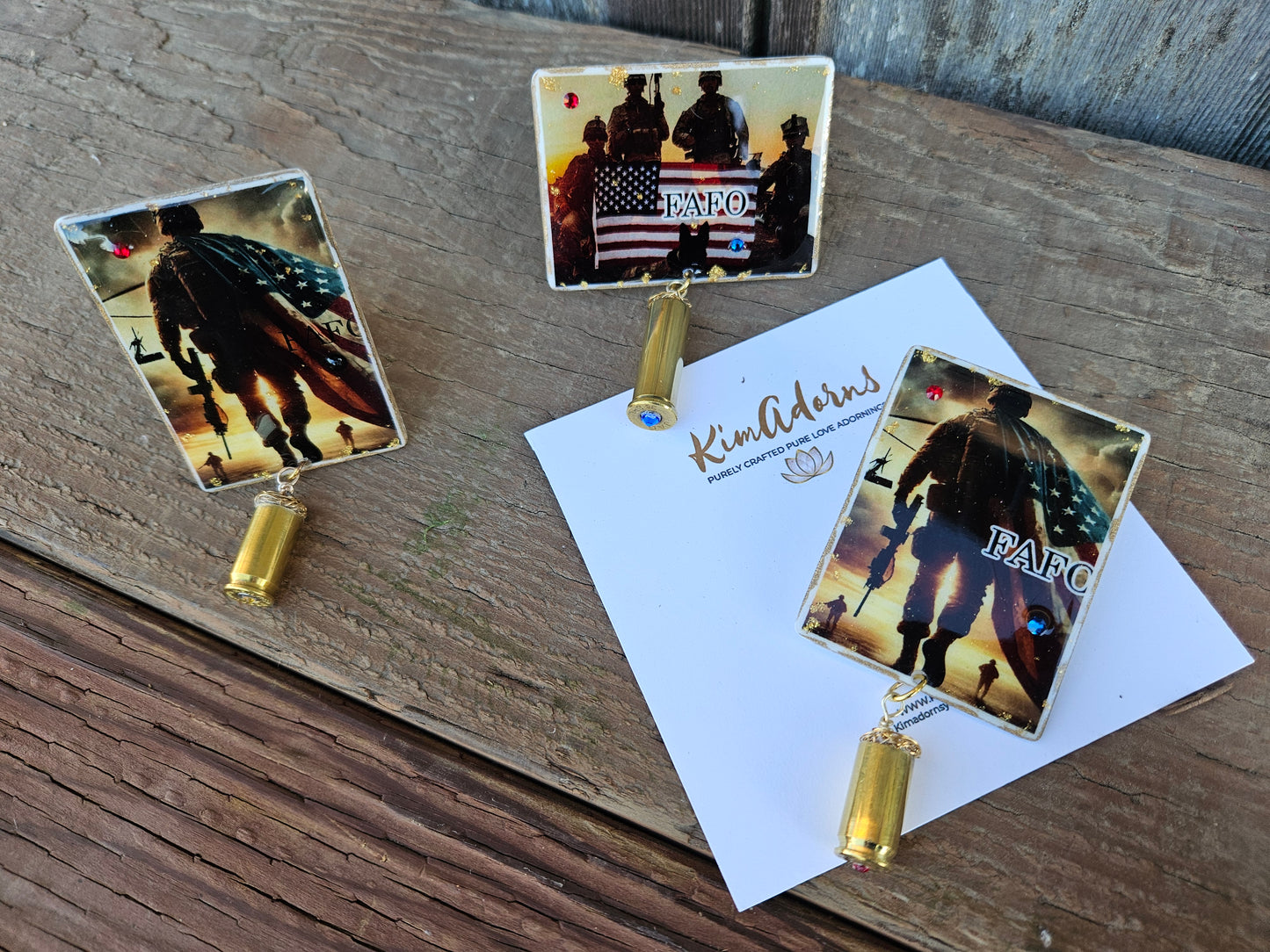 FAFO  Honor & Valor Vessel Pin