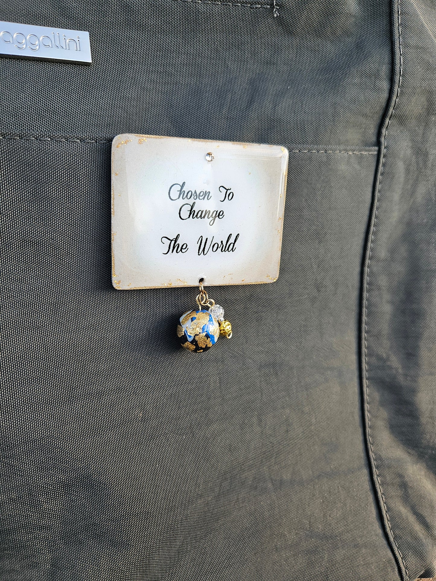 Chosen to change the world keepsake pin