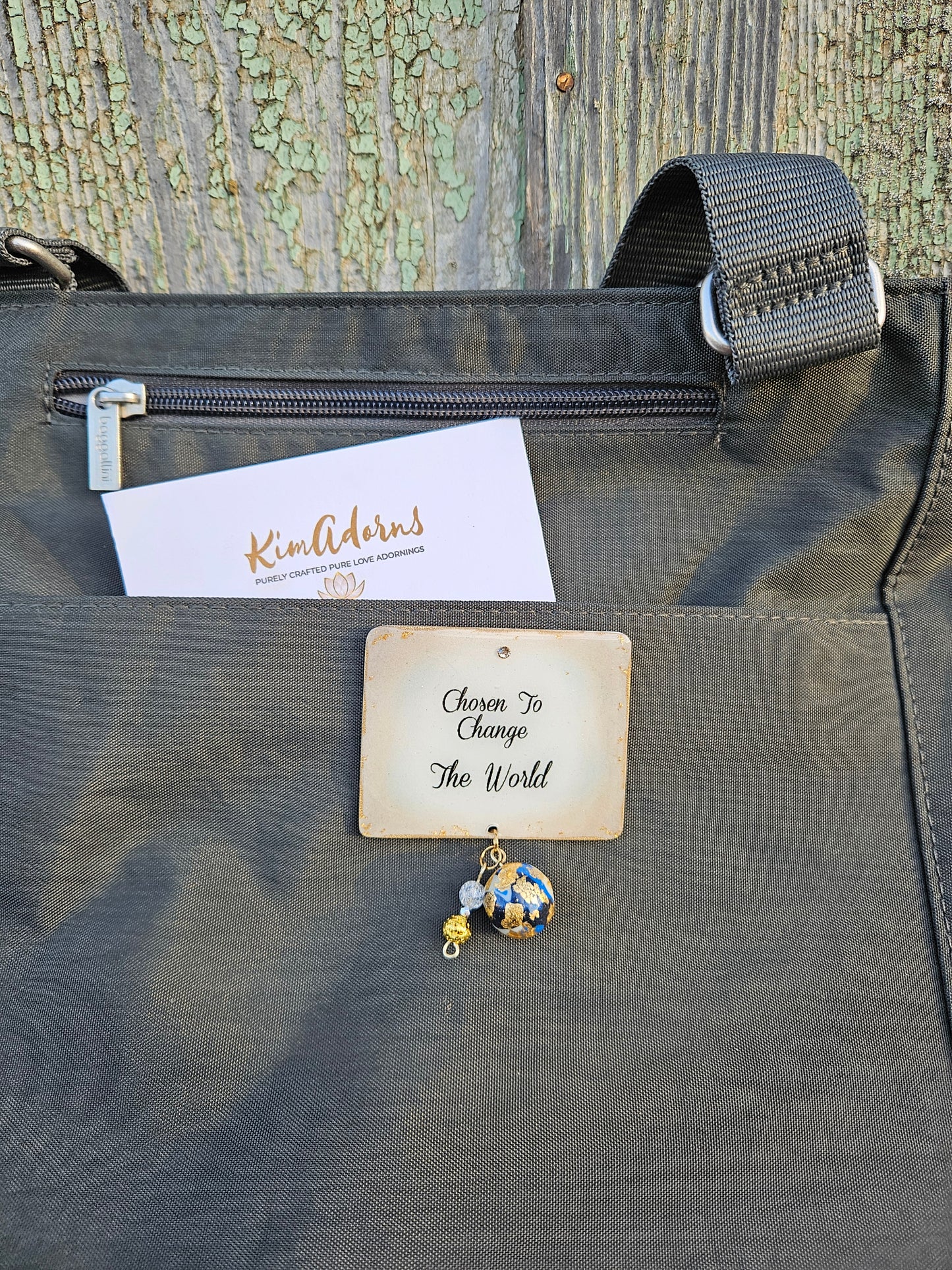 Chosen to change the world keepsake pin