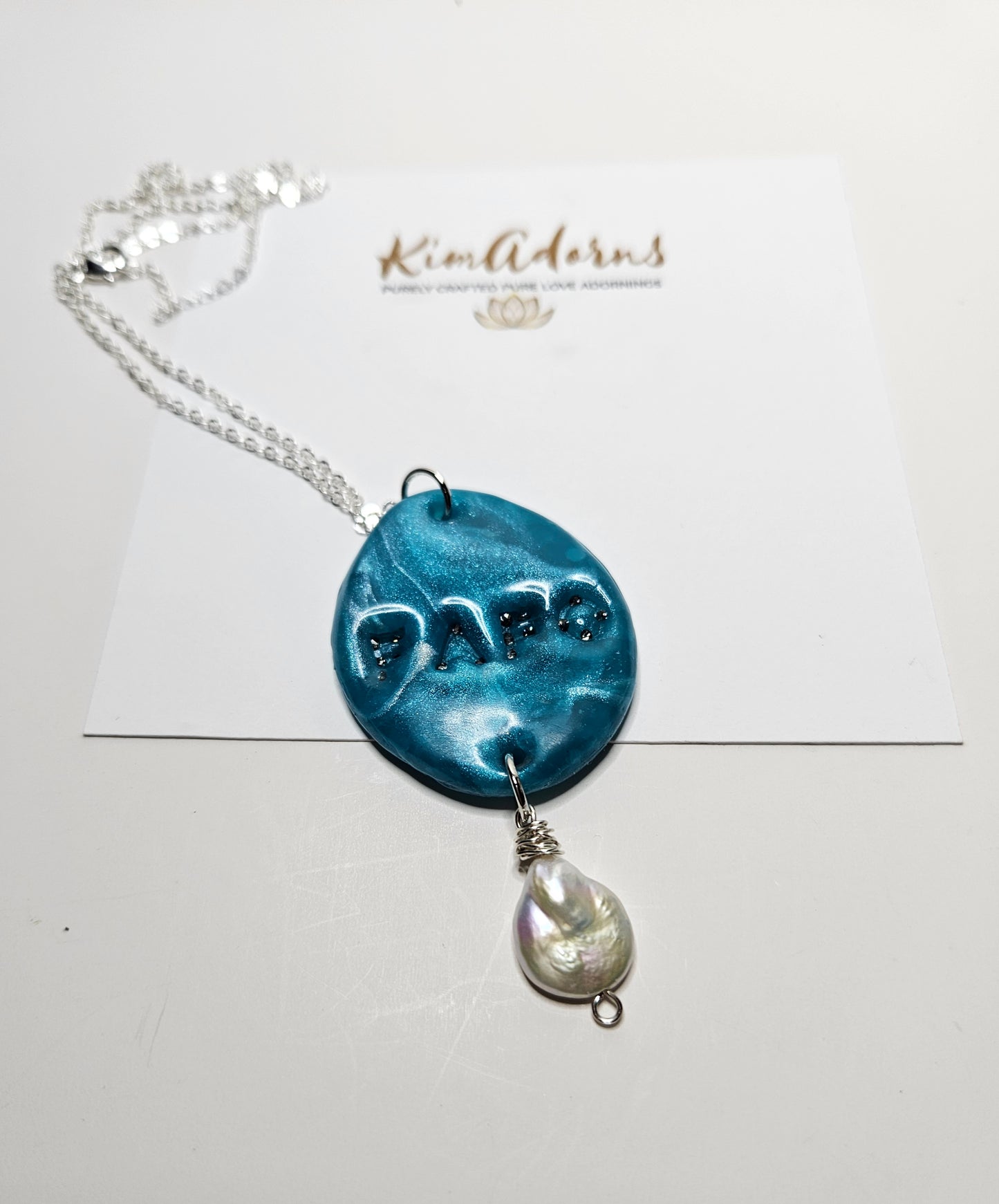 FAFO Murano Clay Pearl Pendant