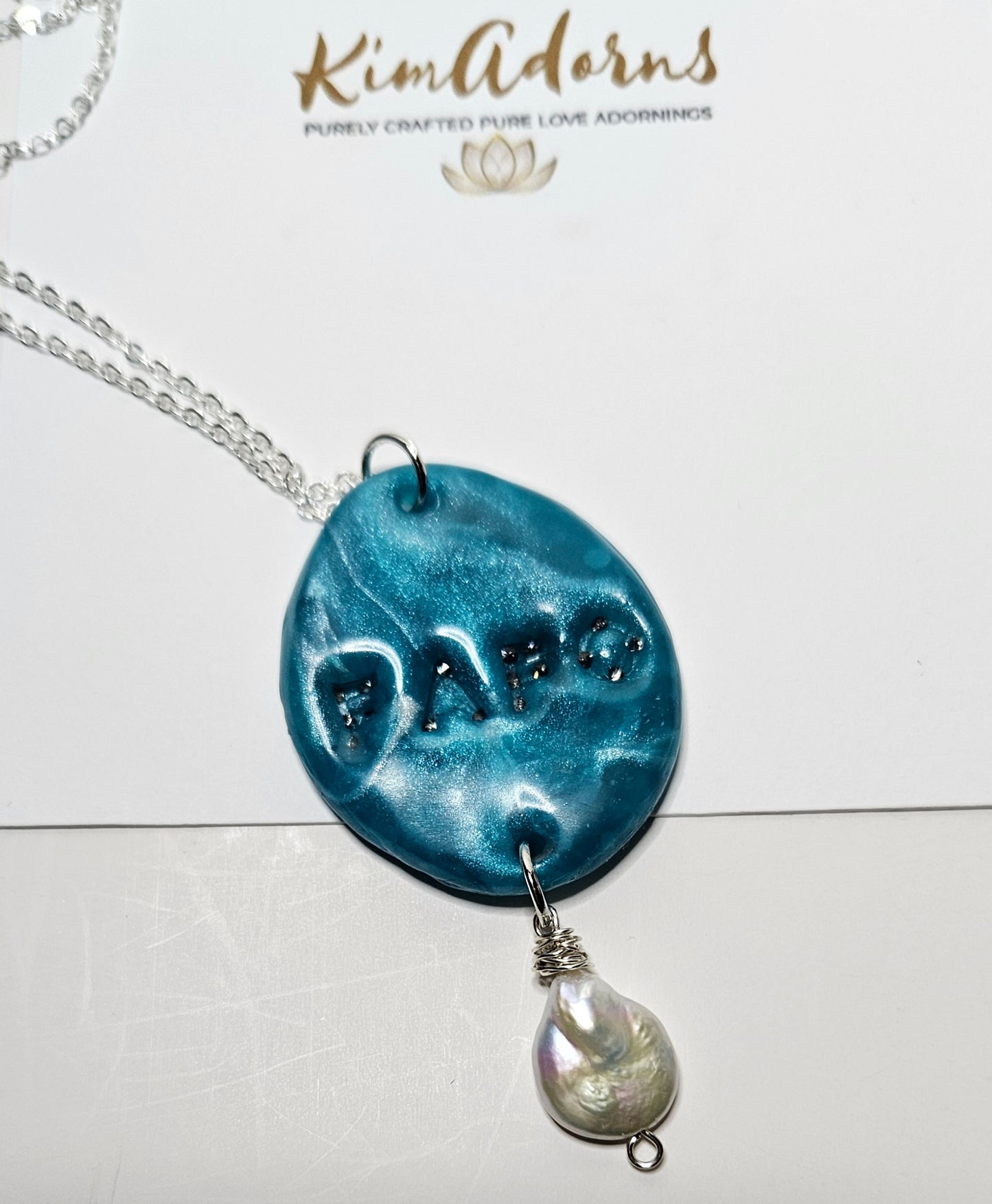 FAFO Murano Clay Pearl Pendant