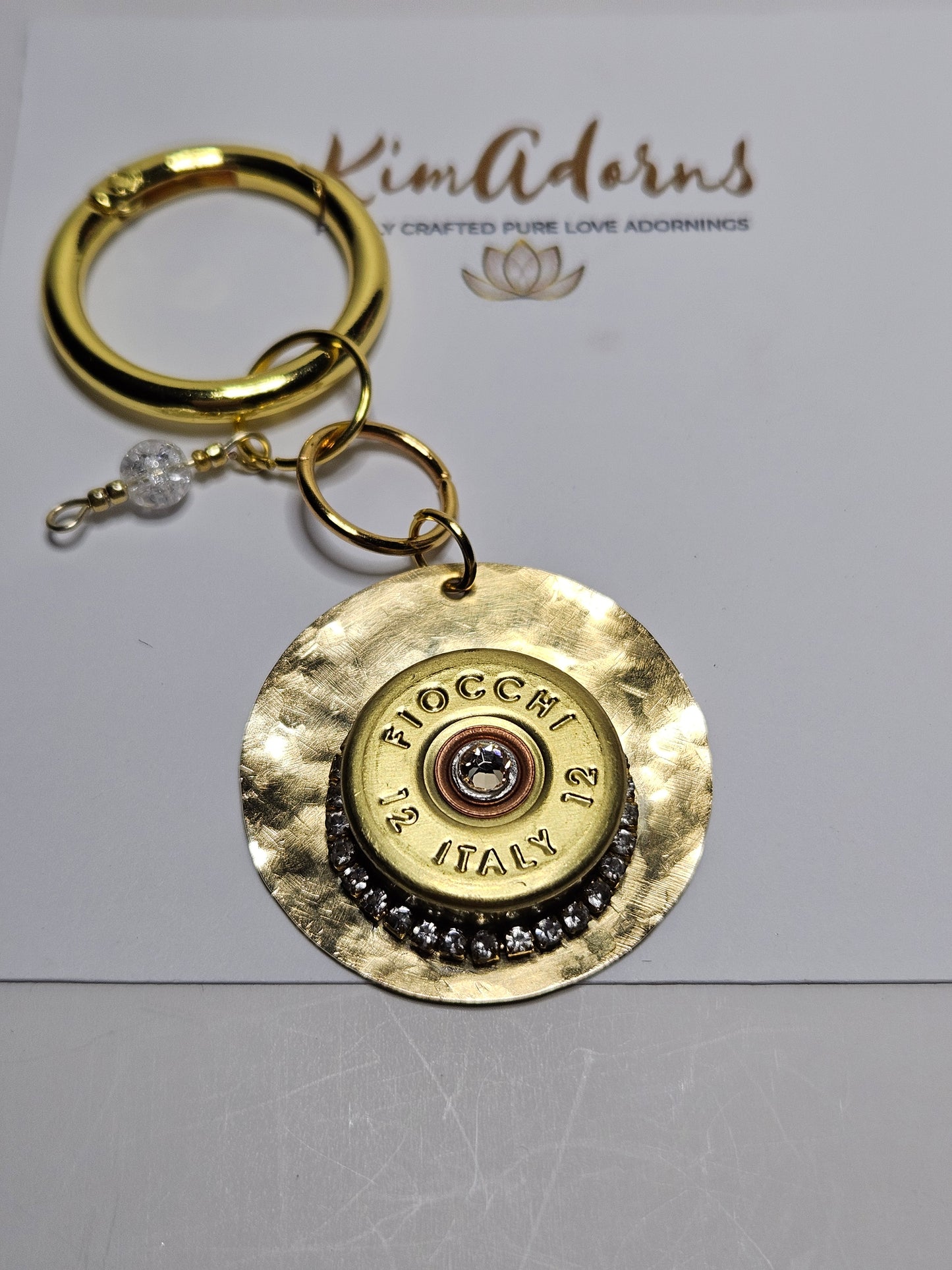 Fiocchi 12  brass handbag charm