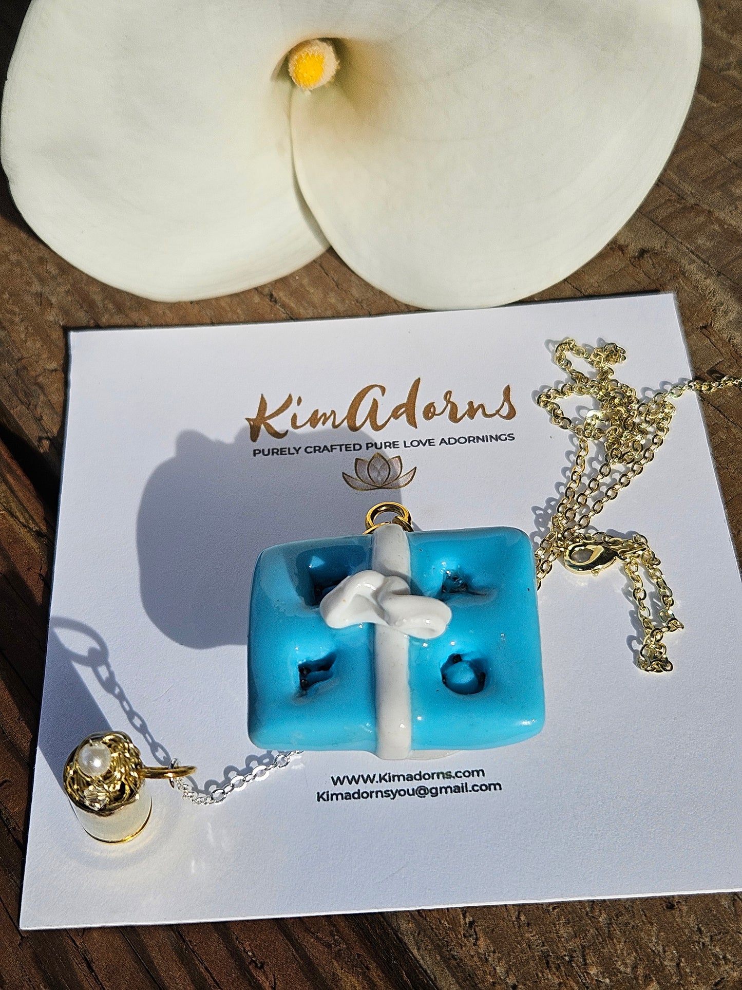 Tiffany blue box pendant