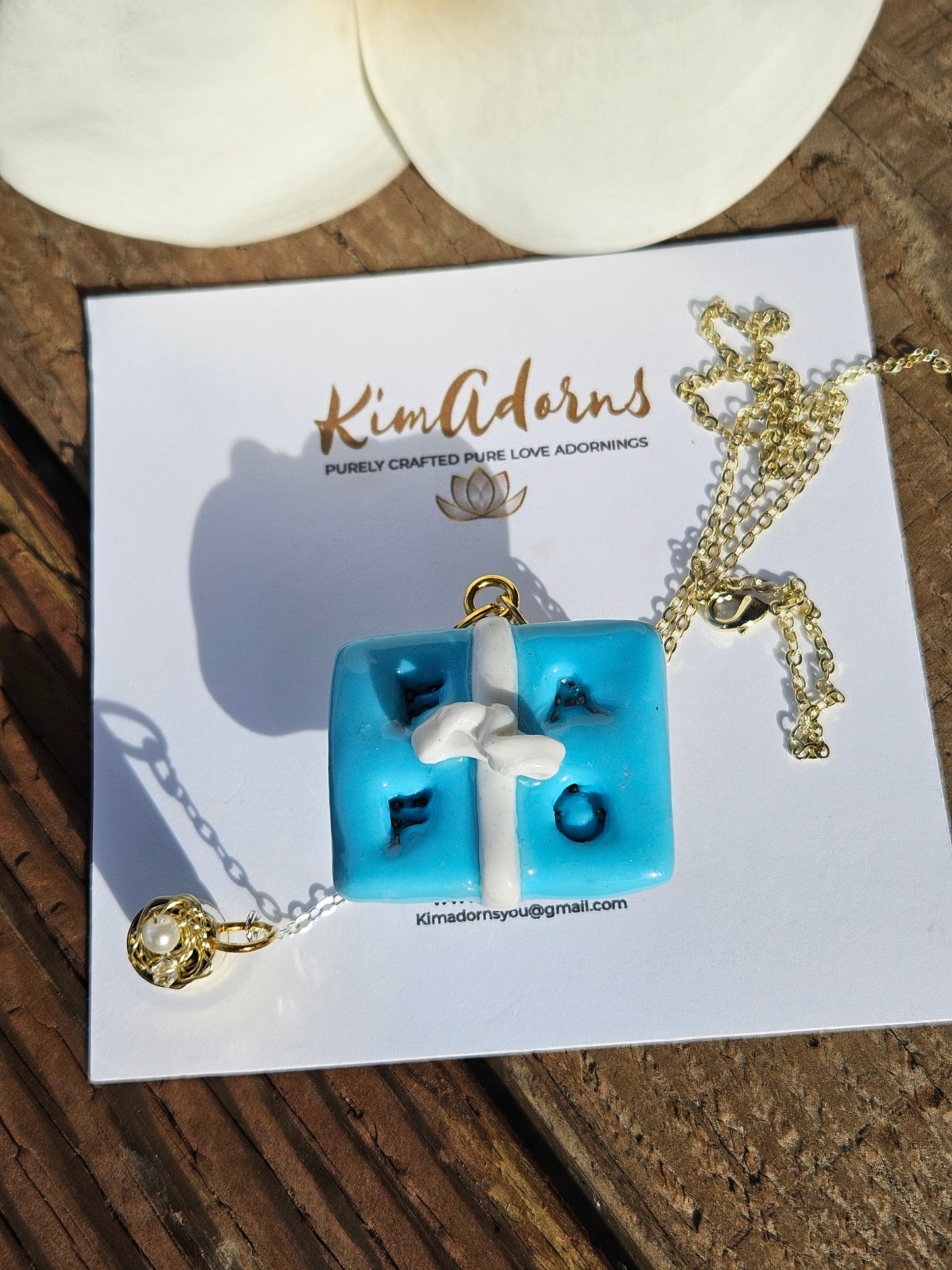 Tiffany blue box pendant