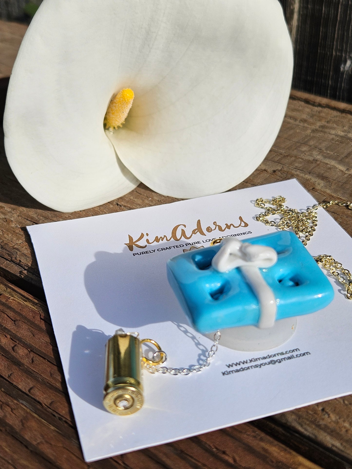 Tiffany blue box pendant