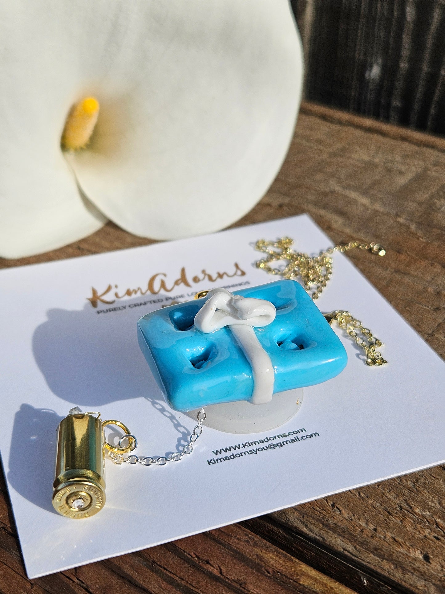 Tiffany blue box pendant