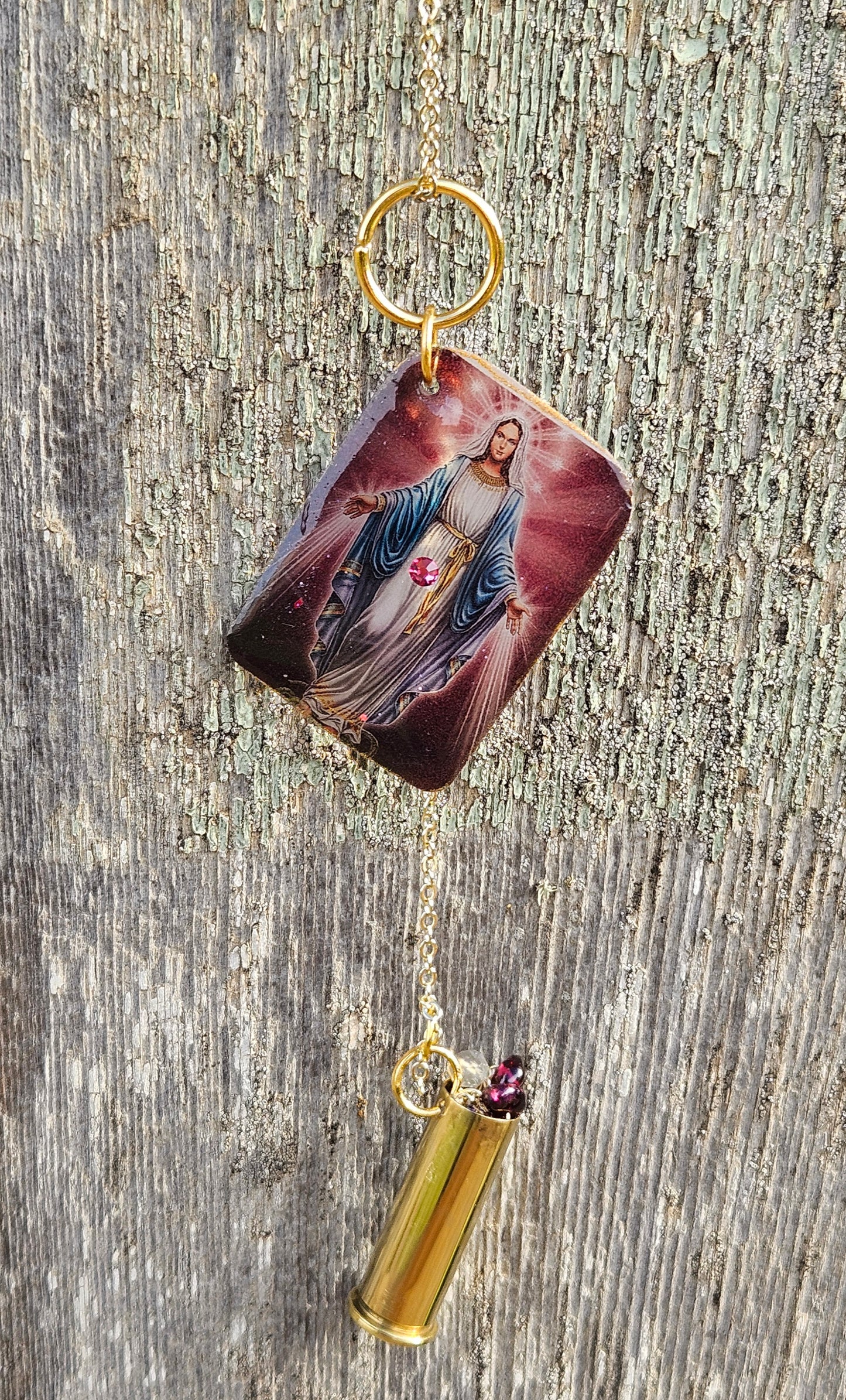Mary Magdalene Charm chamber pendant
