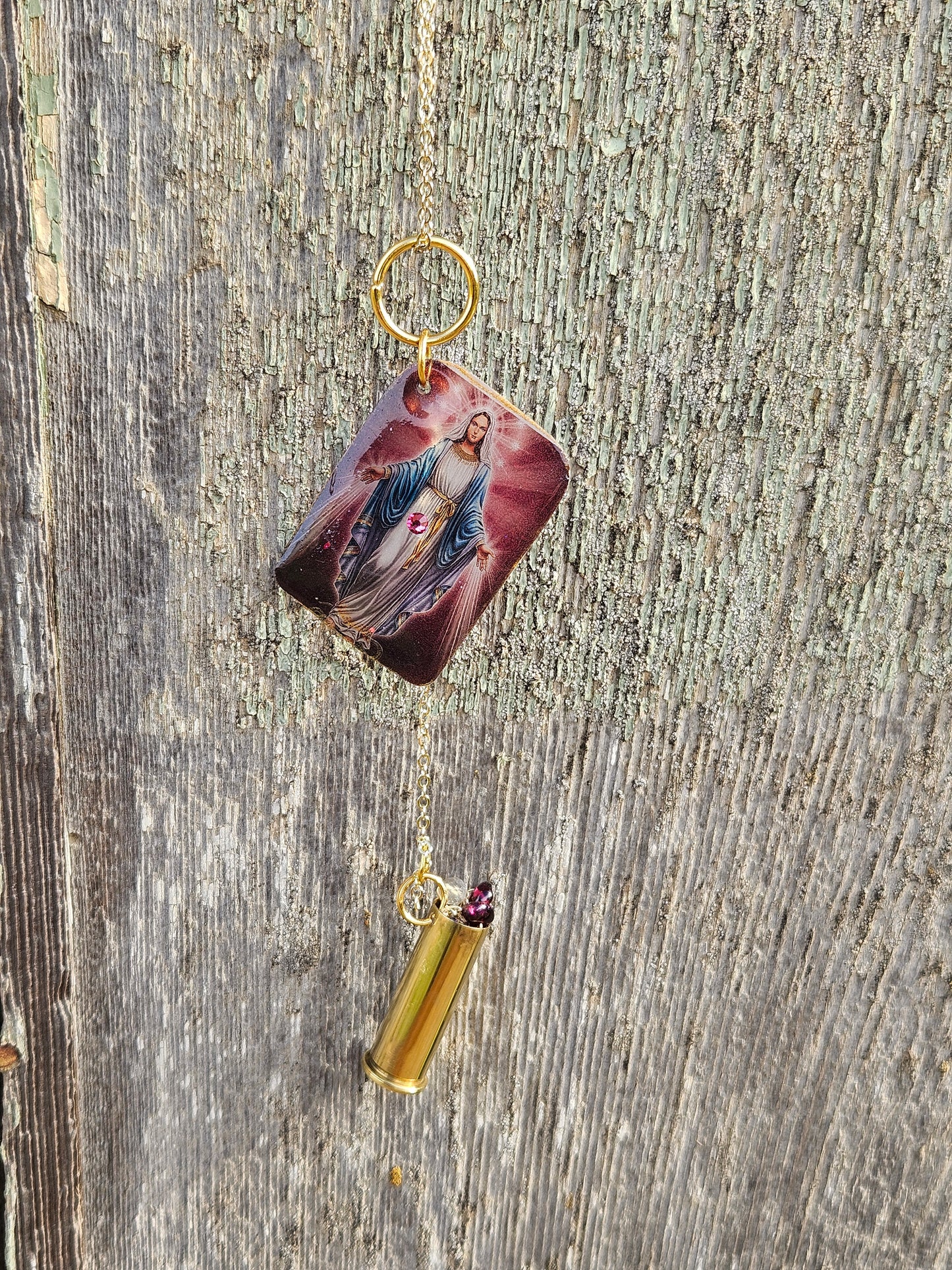 Mary Magdalene Charm chamber pendant