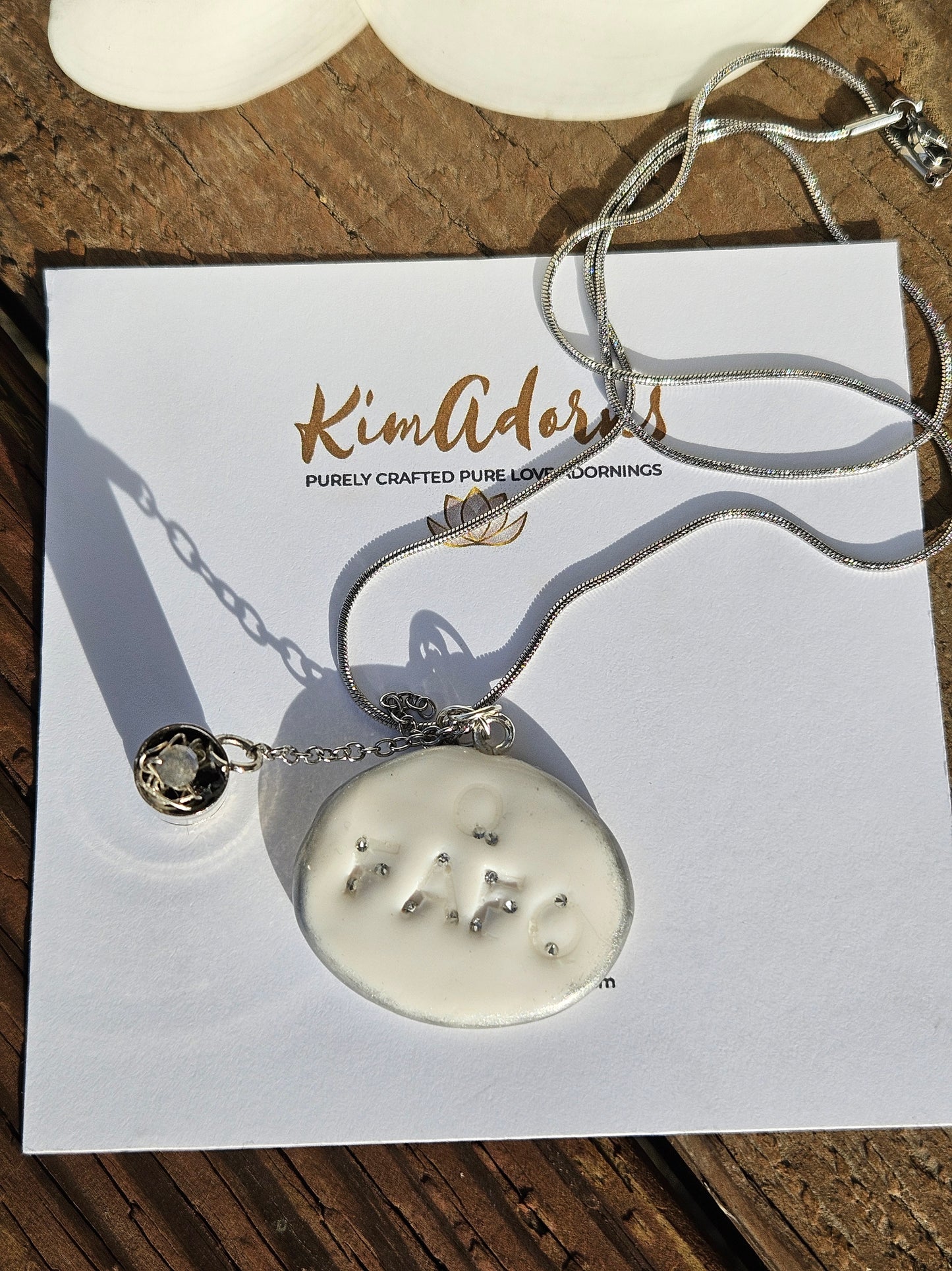 FAFO clay charm pendant chamber