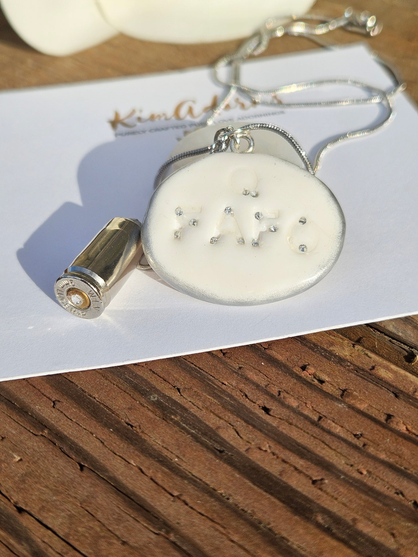 FAFO clay charm pendant chamber