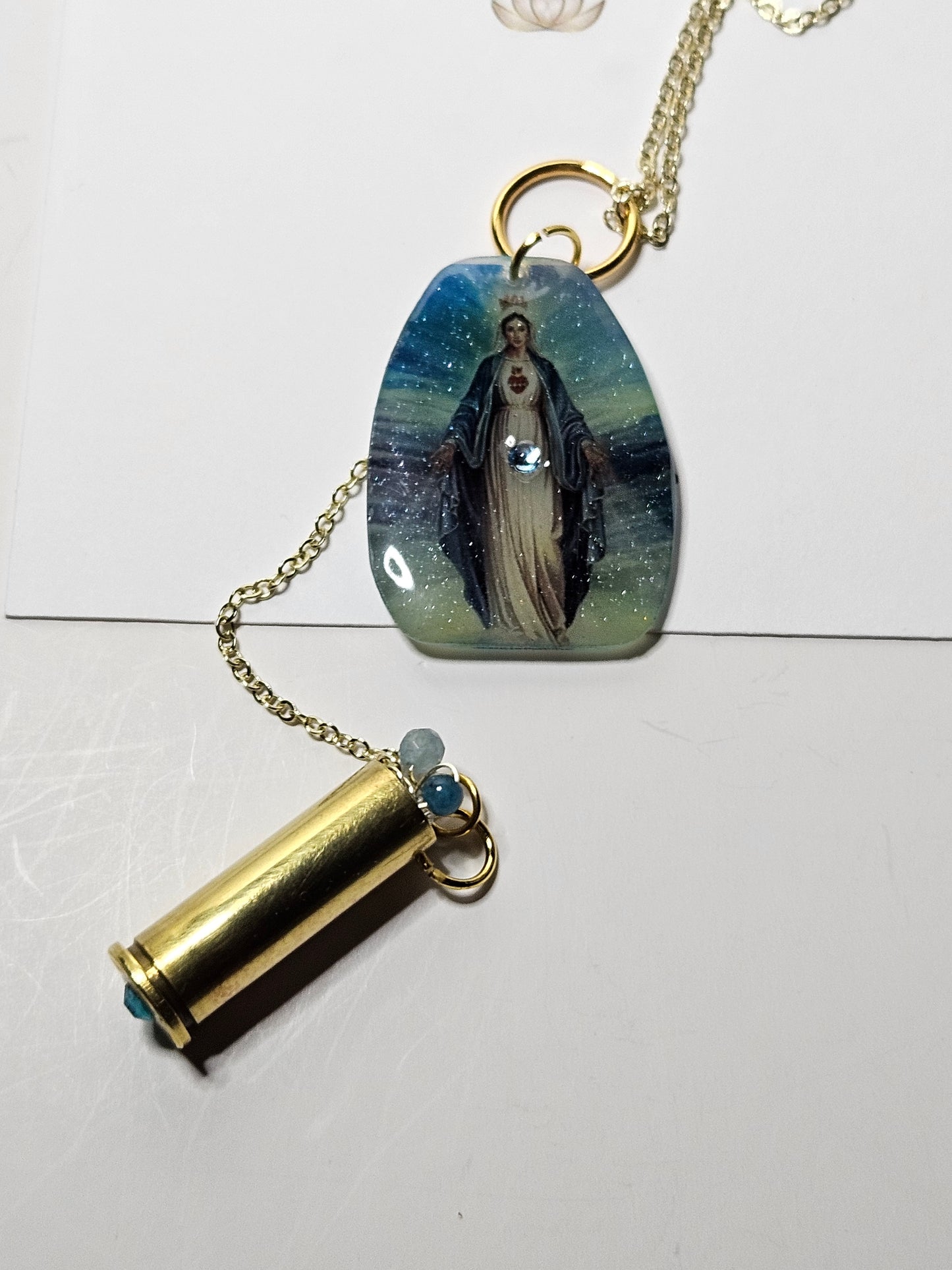 Mary. Magdalene chamber drop pendant