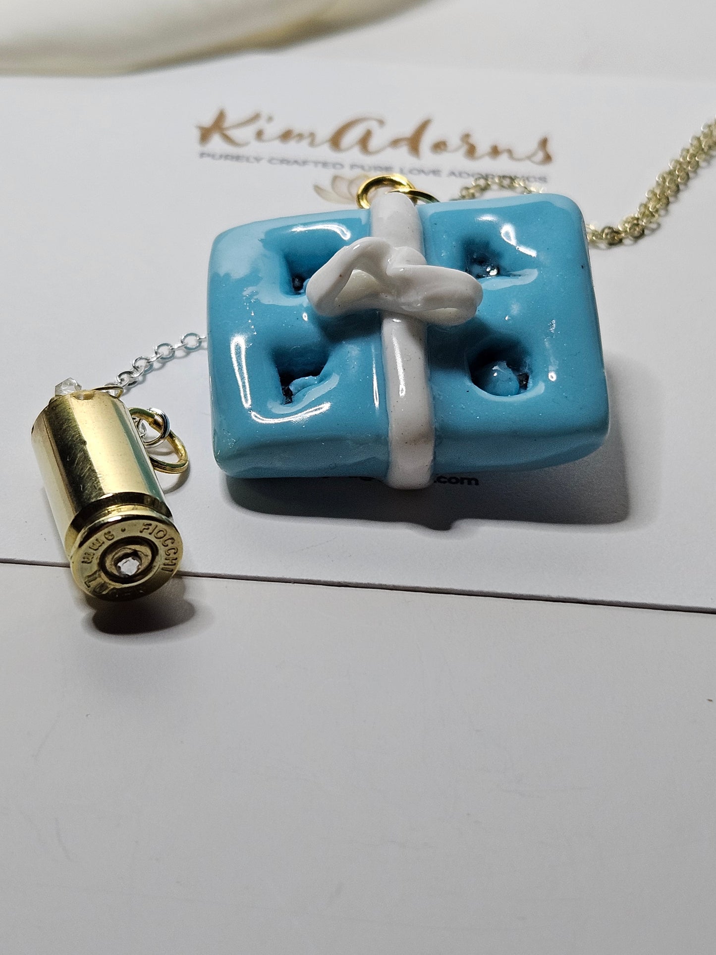 Tiffany blue box pendant