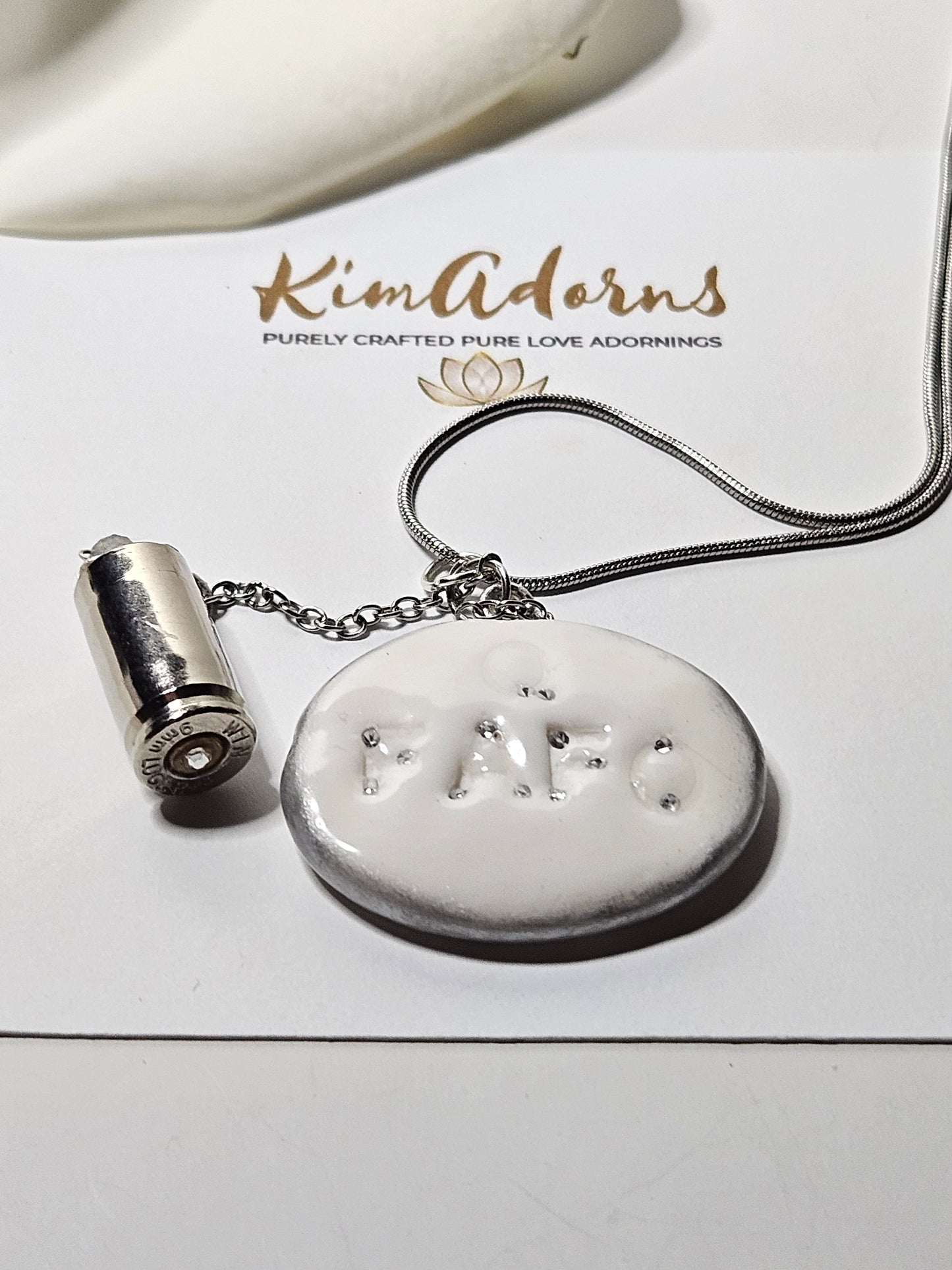 FAFO clay charm pendant chamber