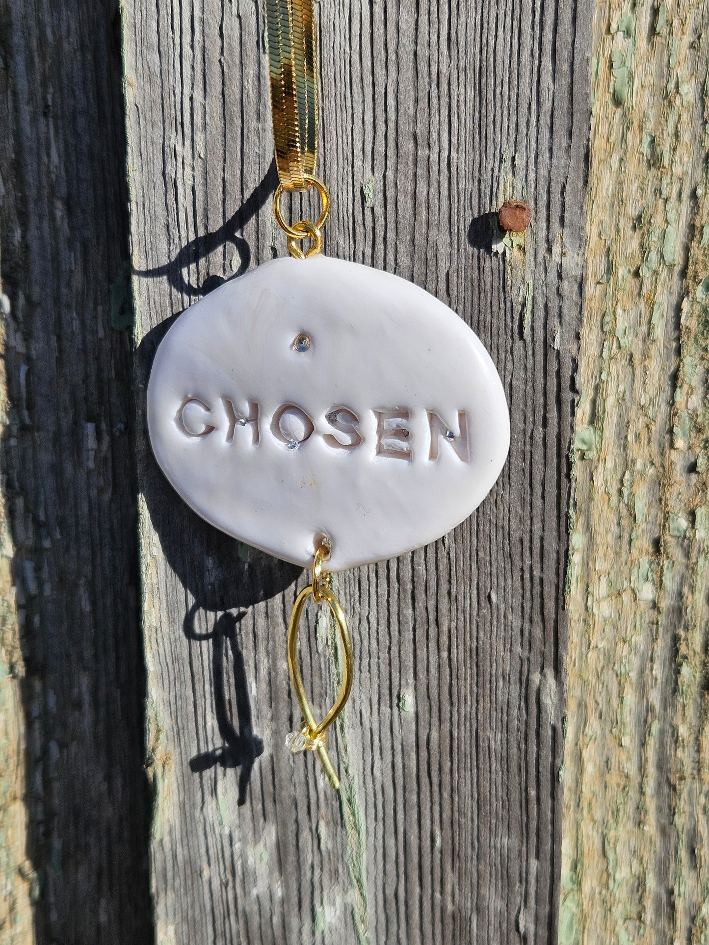 Chosen Pendant Classic Alabaster Icthys