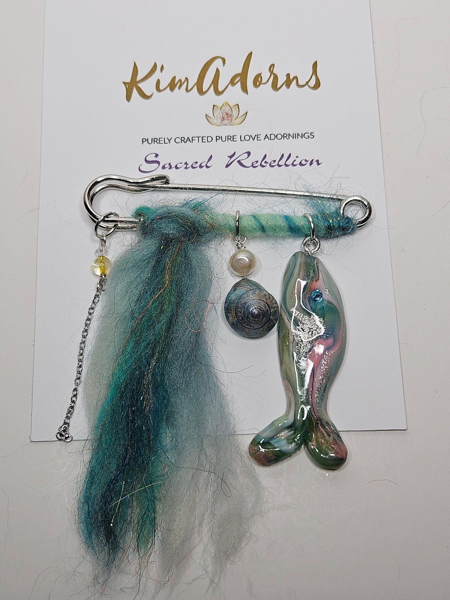 Ocean Journey Fish Talisman Pin