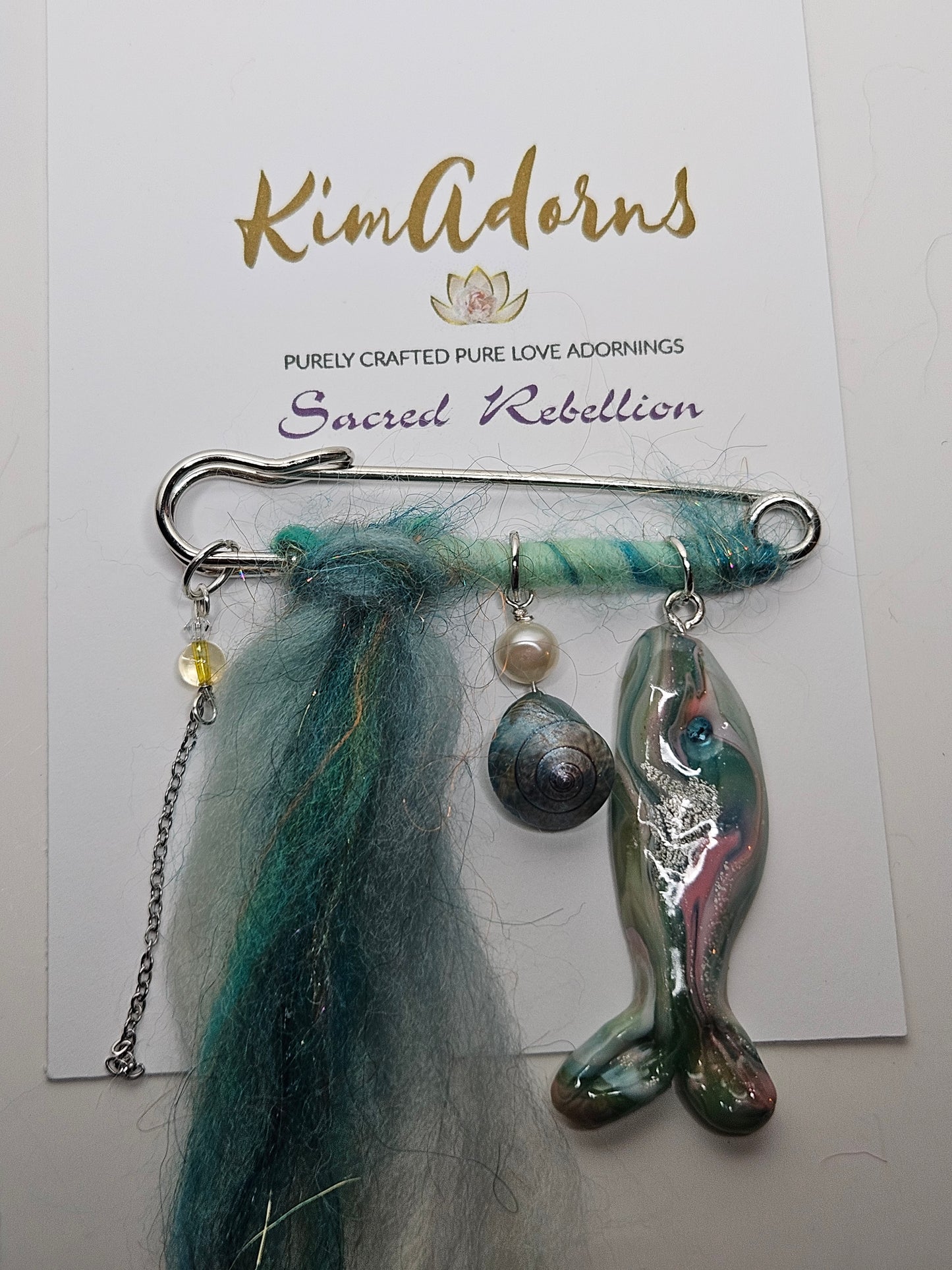 Ocean Journey Fish Talisman Pin