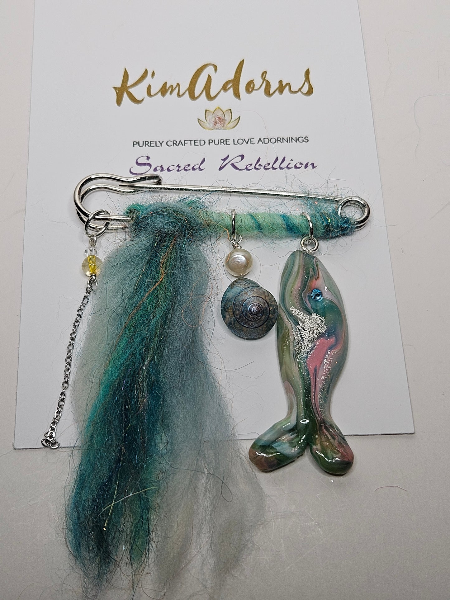Ocean Journey Fish Talisman Pin