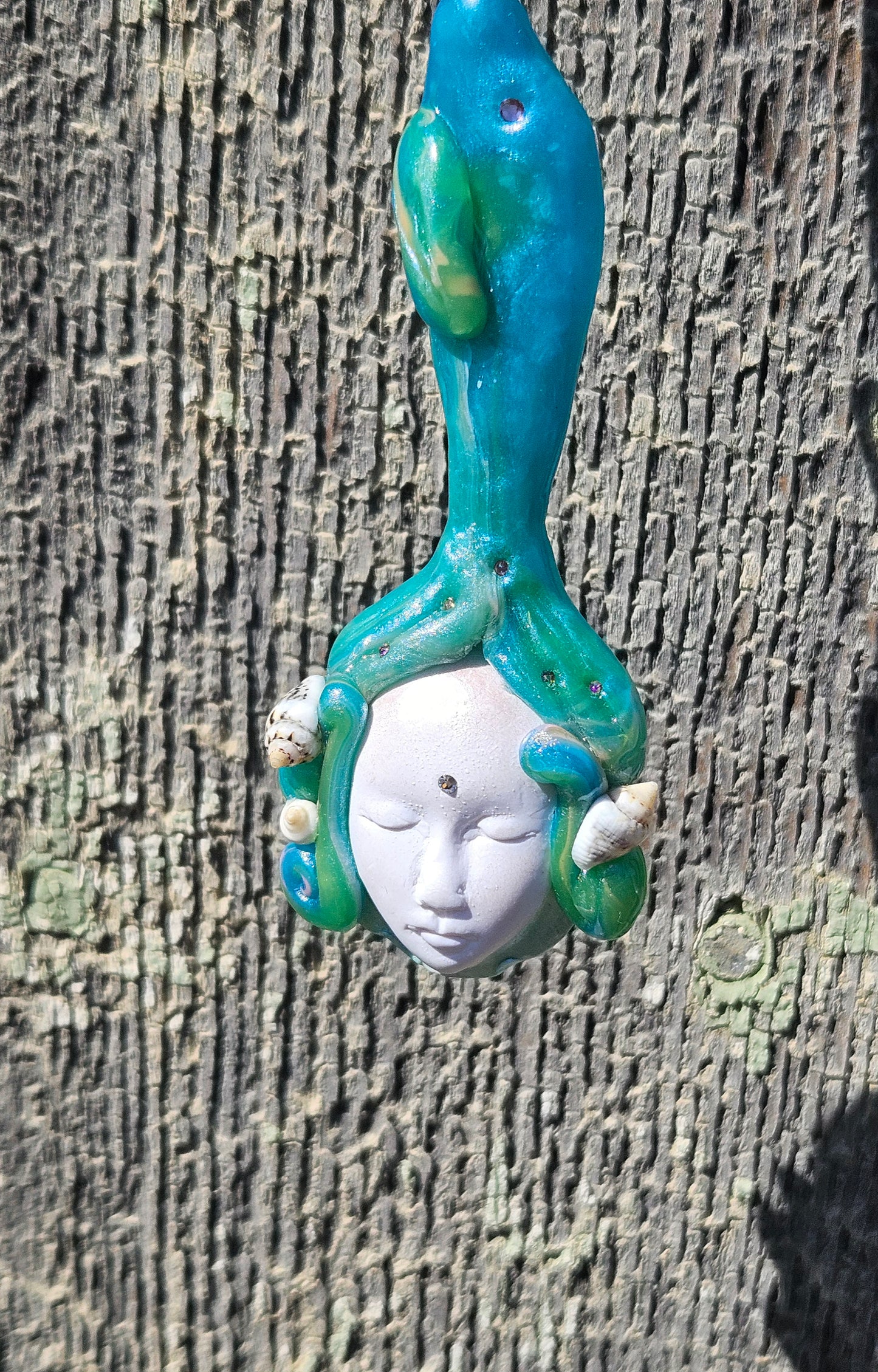Ocean Mother Dolphin Guardian Pendant
