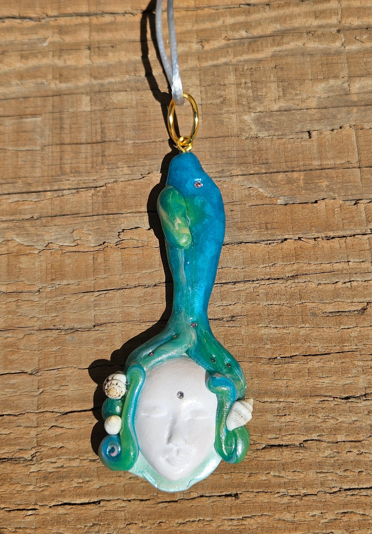 Ocean Mother Dolphin Guardian Pendant