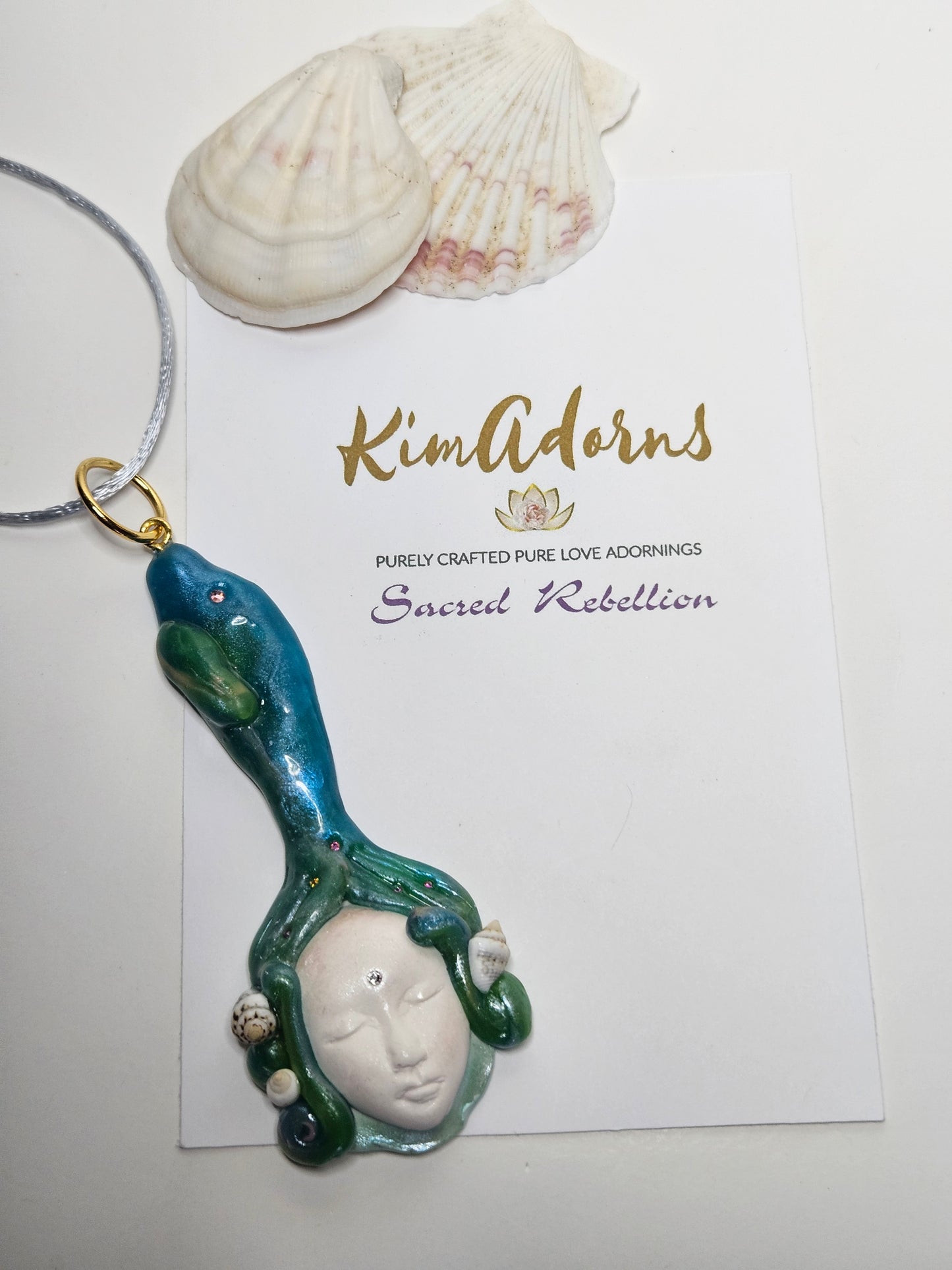 Ocean Mother Dolphin Guardian Pendant