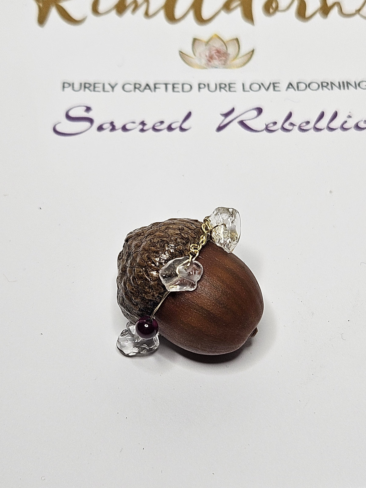Acorn Talisman Crystal Crown