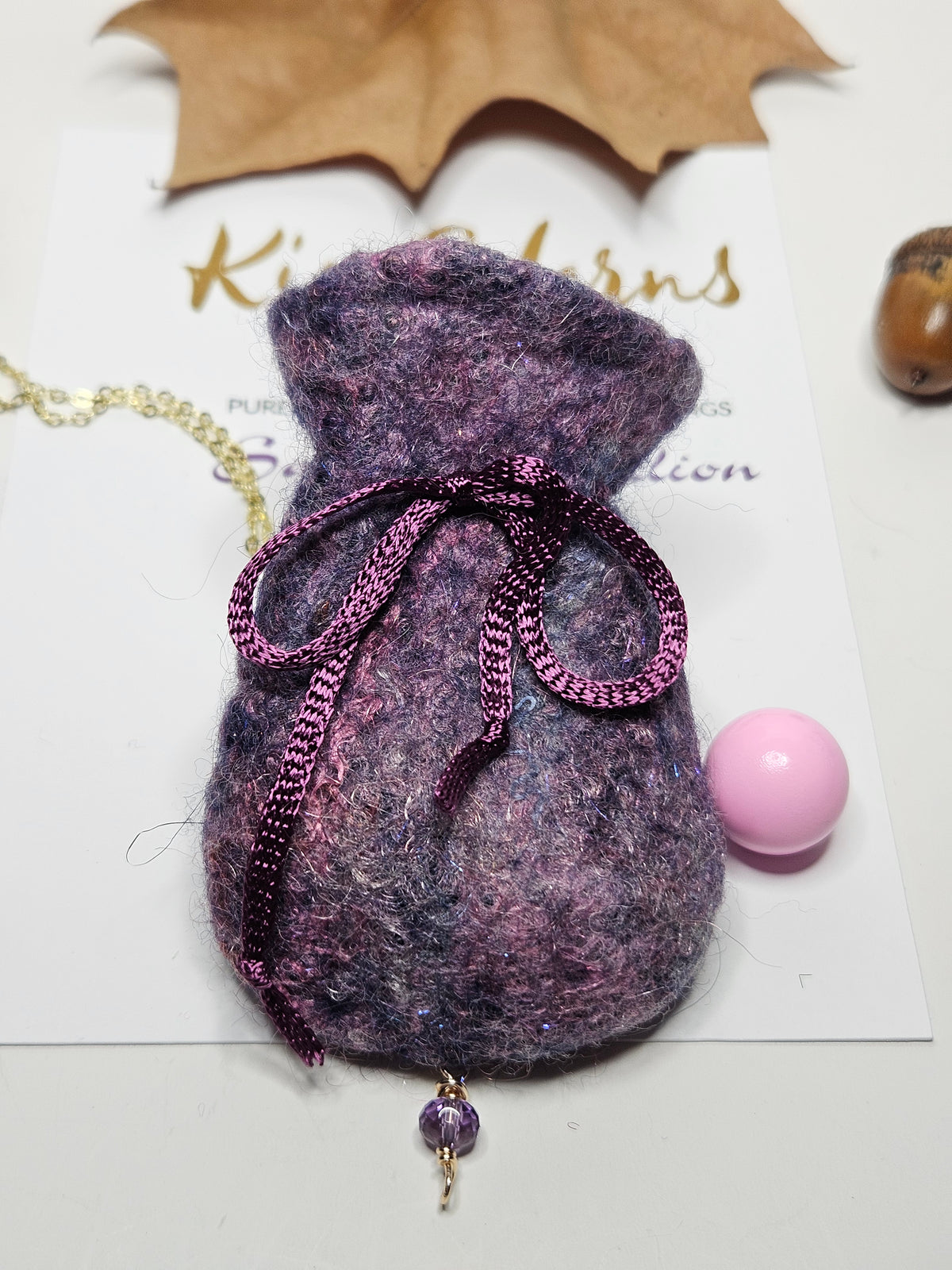 Violet Flame Frequency Vessel Pouch