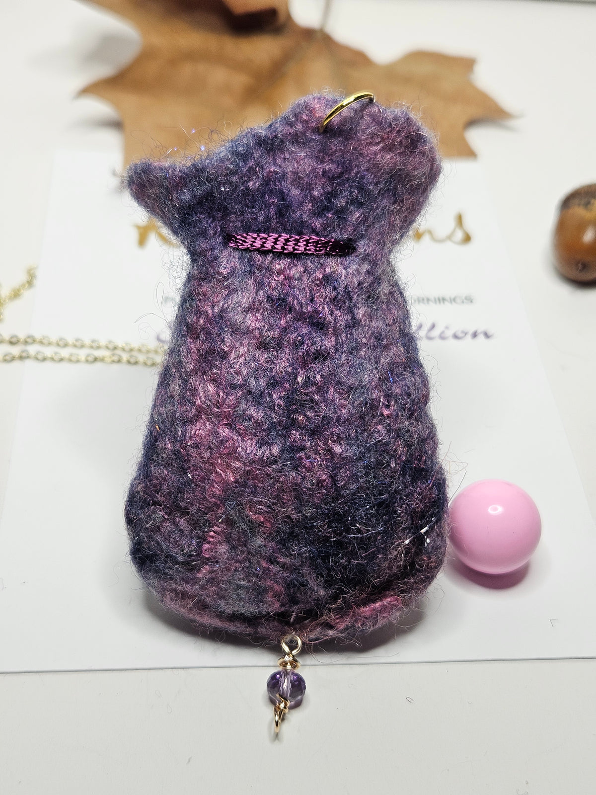 Violet Flame Frequency Vessel Pouch