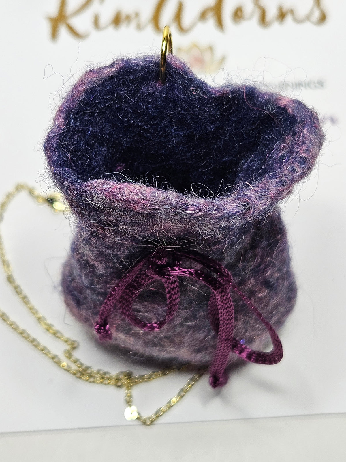 Violet Flame Frequency Vessel Pouch