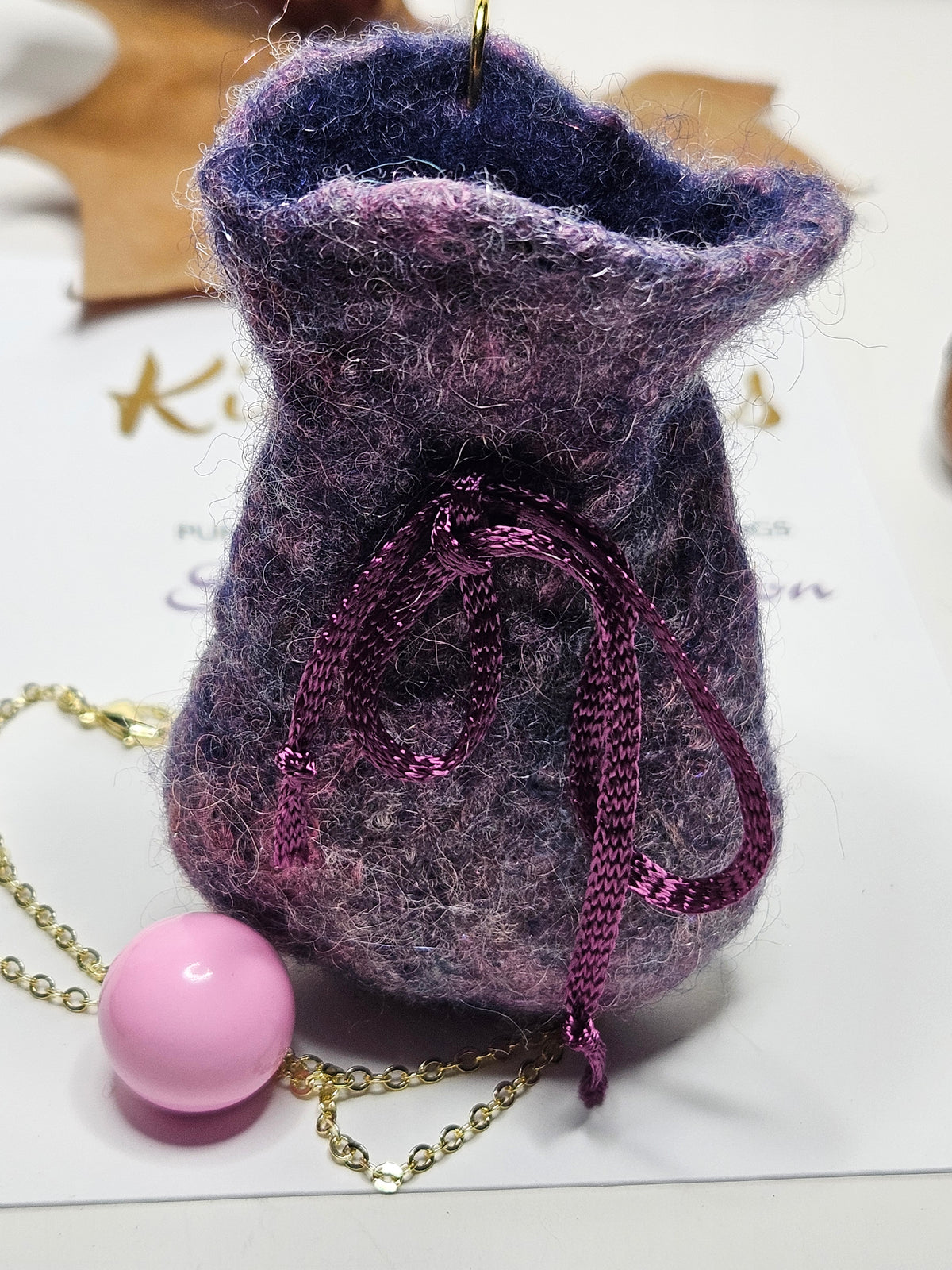 Violet Flame Frequency Vessel Pouch