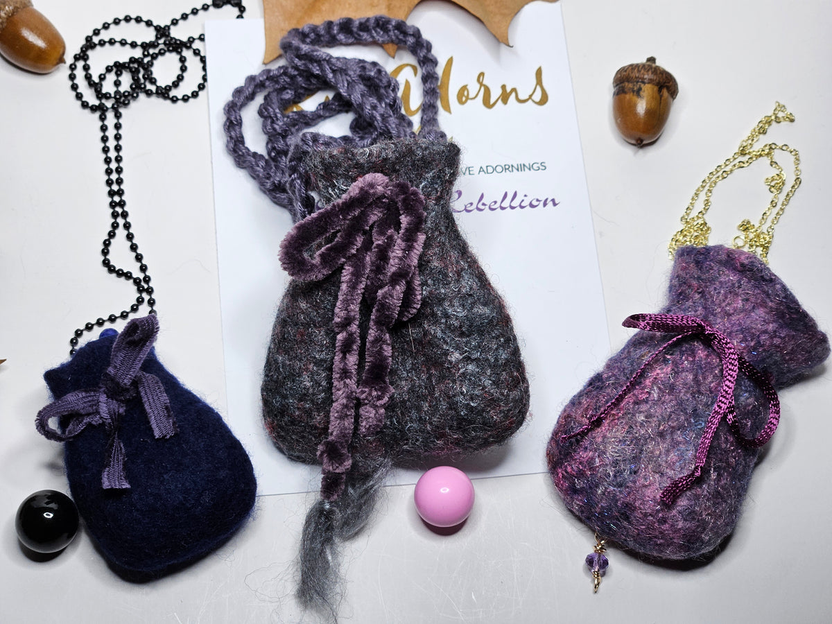 Violet Flame Frequency Vessel Pouch