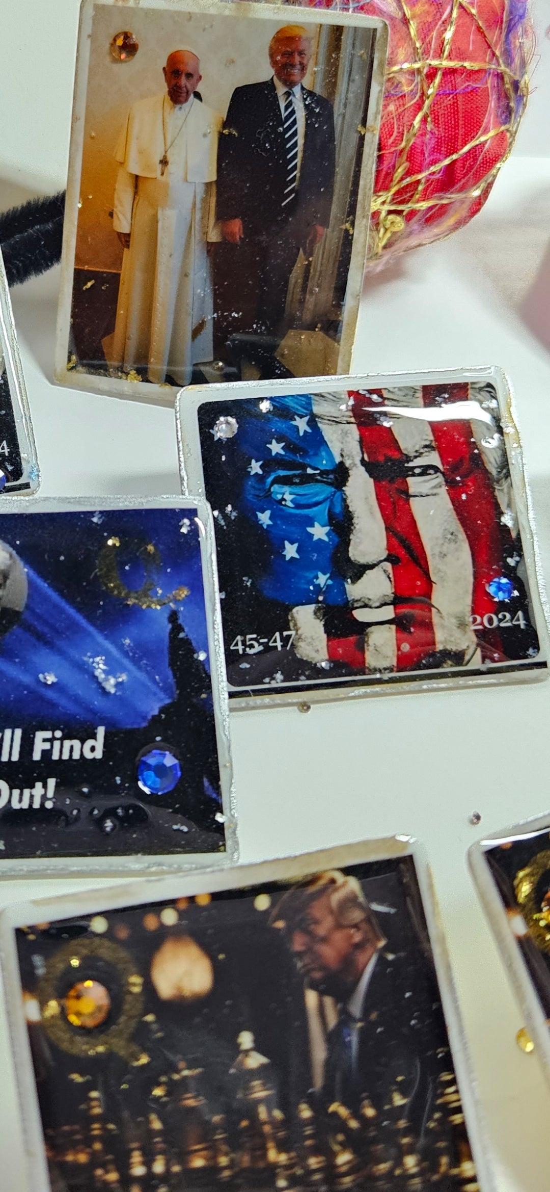 Trump Pope Pin