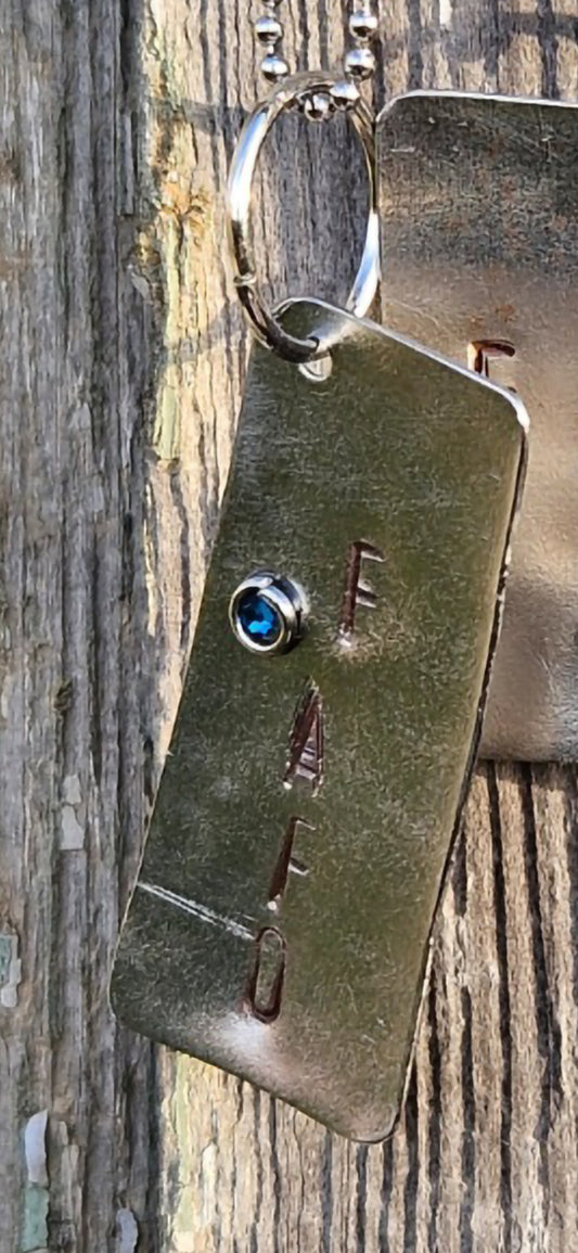 FAF💫 Mens steel tag pendant