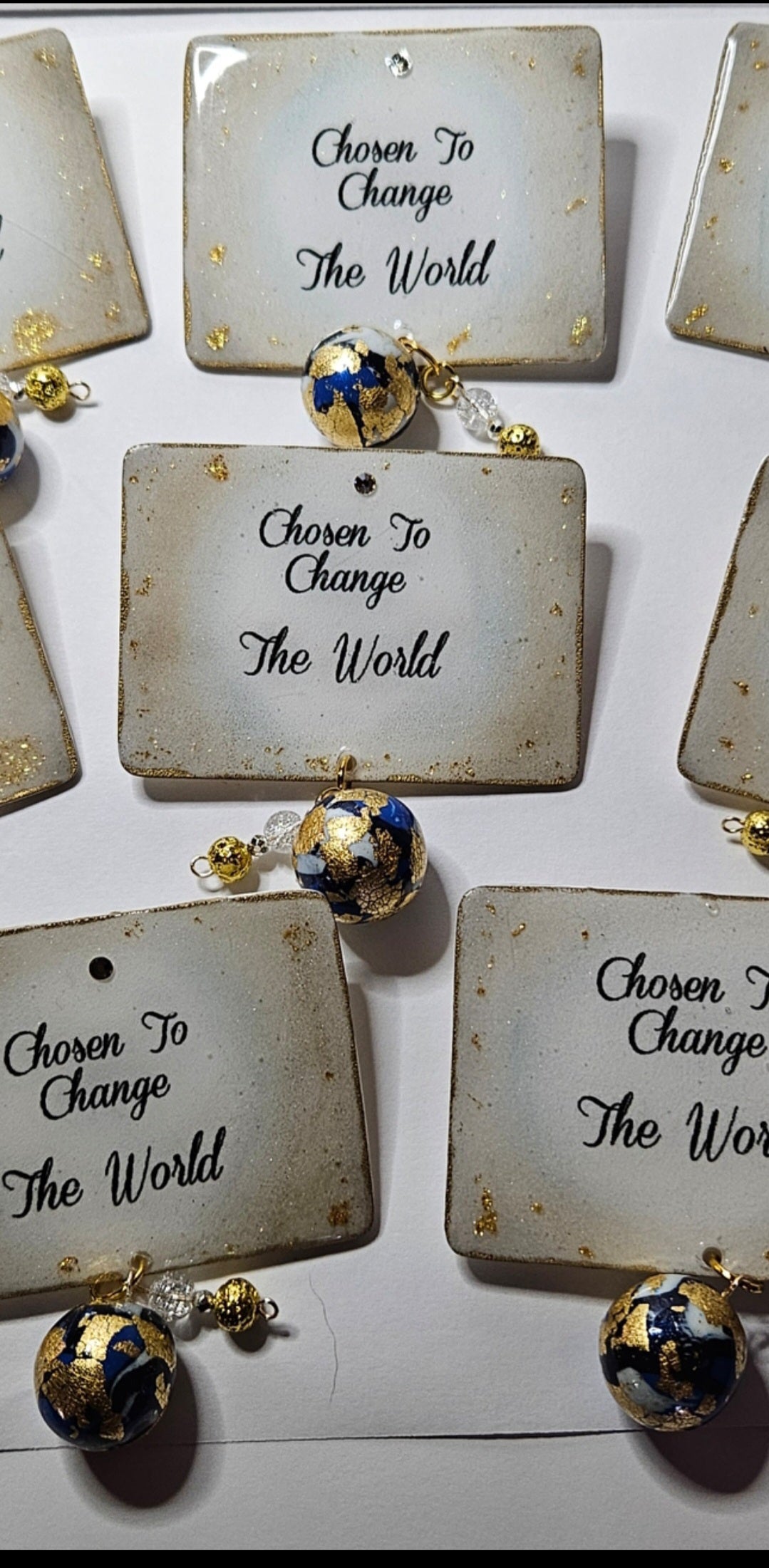 Chosen to change the world keepsake pin